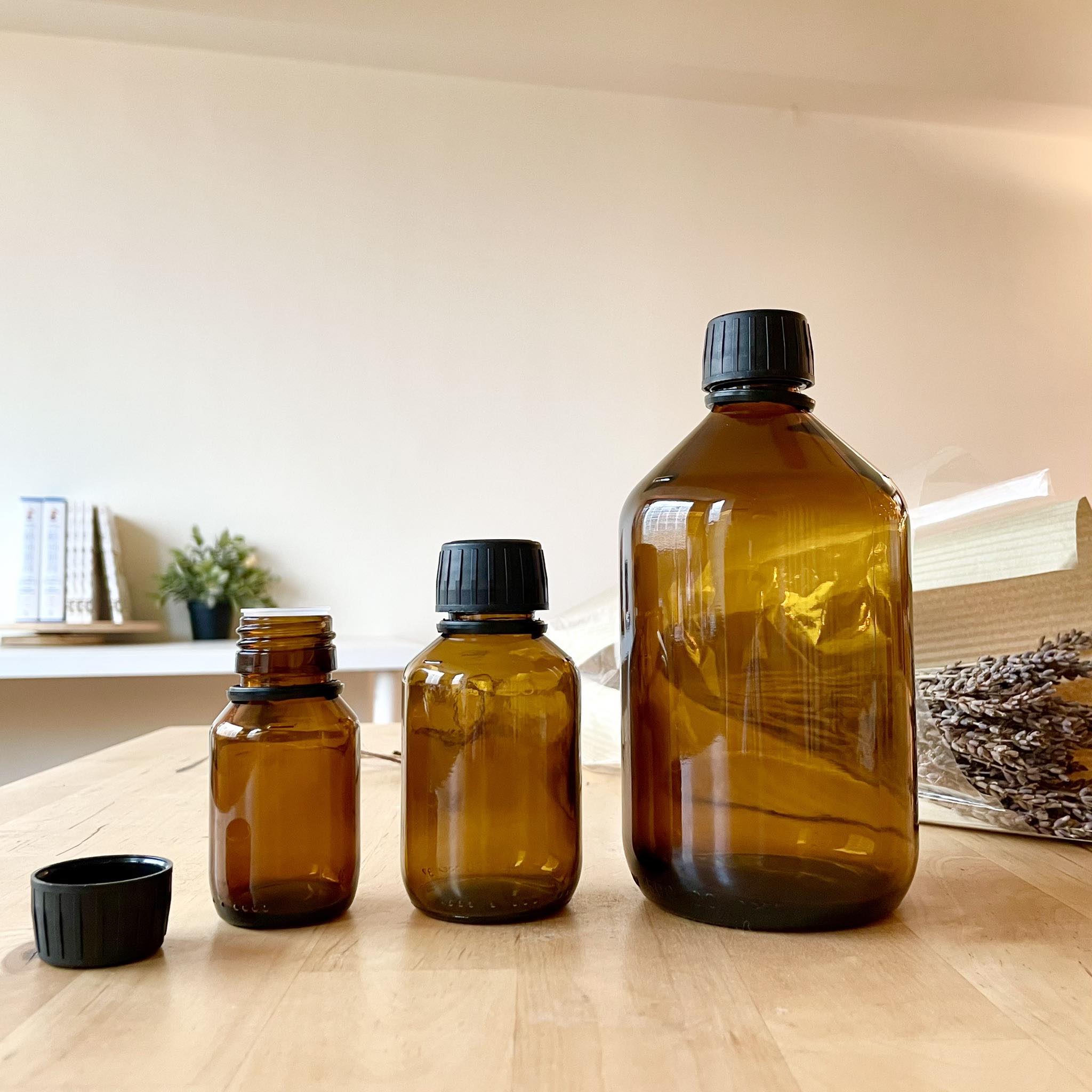 茶色玻璃寬口瓶