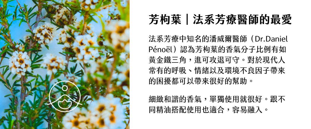 Florihana芳療家 芳枸葉精油 法系芳療 潘威爾醫師推薦 黃金比例鐵三角