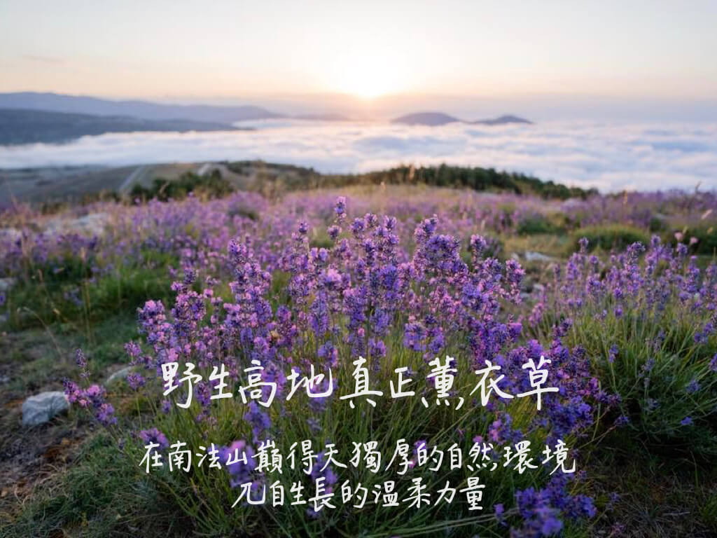 Florhana芳療家 野生高地真正薰衣草 雲海 紫色薰衣草